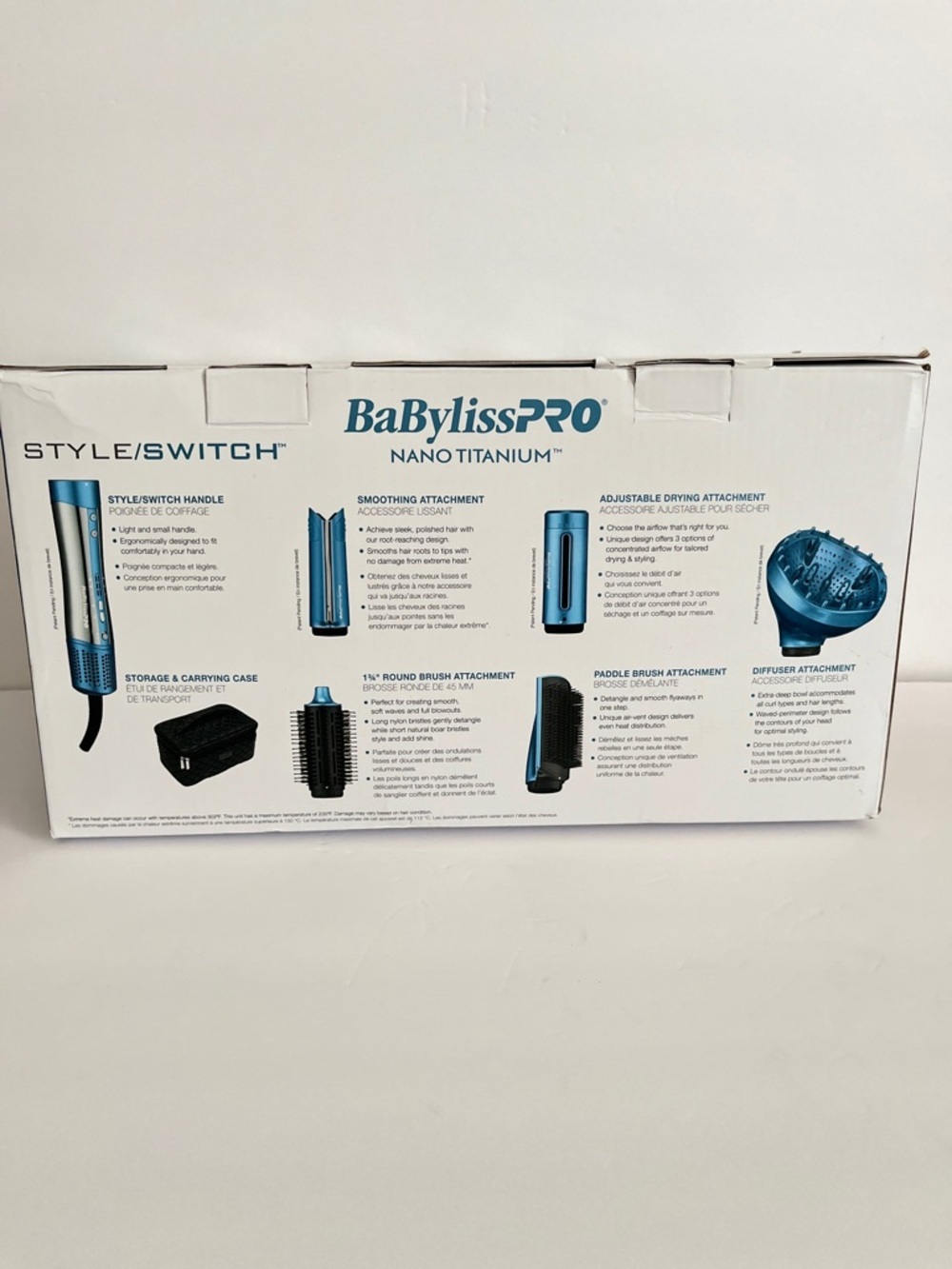 BaBylissPRO Nano Titanium Style/Switch Ionic 5-in-1 Multi-Styler & Dryer - Picture 2 of 16